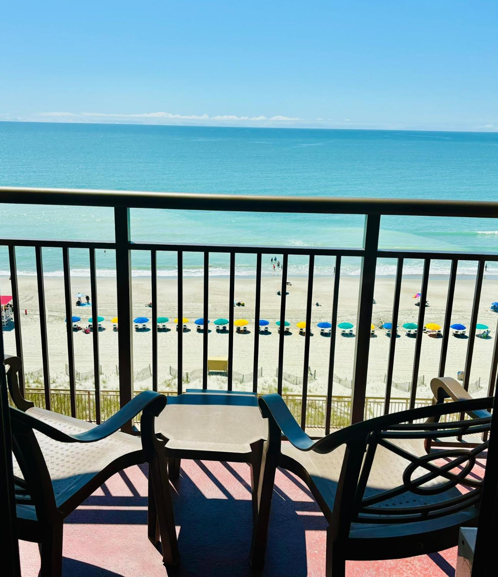 Azure Bliss Oceanfront Condo Sleeps 6 Myrtle Beach Exterior foto